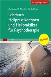Book cover of Lehrbuch Heilpraktikerinnen und Heilpraktiker für Psychotherapie (Inkl. Anpassungen an ICD-11) (5th ed.) by Unknown