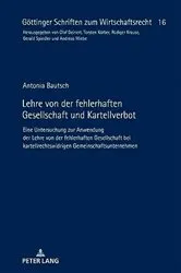 Book cover of Lehre von der fehlerhaften Gesellschaft und Kartellverbot by Unknown