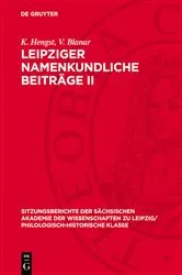 Book cover of Leipziger namenkundliche Beiträge II by R. Fischer