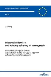 Book cover of Leistungshindernisse und Haftungsbefreiung im Vertragsrecht by Ji Zhang