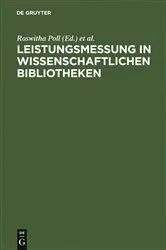 Book cover of Leistungsmessung in wissenschaftlichen Bibliotheken by Unknown