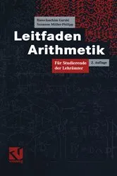 Book cover of Leitfaden Arithmetik (2nd ed.) by Hans-Joachim Gorski
