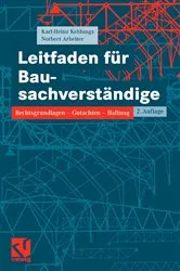 Book cover of Leitfaden für Bausachverständige (2nd ed.) by Karl-Heinz Keldungs