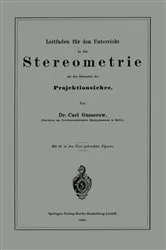 Book cover of Leitfaden für den Unterricht in der Stereometrie mit den Elementen der Projektionslehre by Unknown