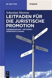 Book cover of Leitfaden für die juristische Promotion by Sebastian Martens