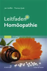Book cover of Leitfaden Homöopathie (3rd ed.) by Jan Geißler