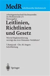 Book cover of Leitlinien, Richtlinien und Gesetz by Thomas Ratajczak