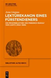 Book cover of Lektürekanon eines Fürstendieners by Anna Lingnau