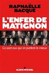 Book cover of L'Enfer de Matignon by Raphaëlle Bacqué