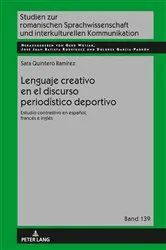 Book cover of Lenguaje creativo en el discurso periodístico deportivo by Gerd Wotjak