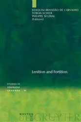 Book cover of Lenition and Fortition by Unknown