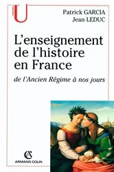 Book cover of L'enseignement de l'histoire en France by Jean Leduc