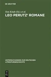 Book cover of Leo Perutz' Romane by Tom Kindt