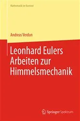Book cover of Leonhard Eulers Arbeiten zur Himmelsmechanik by Andreas Verdun