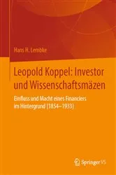 Book cover of Leopold Koppel: Investor und Wissenschaftsmäzen by Hans H. Lembke