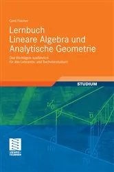 Book cover of Lernbuch Lineare Algebra und Analytische Geometrie by Gerd Fischer