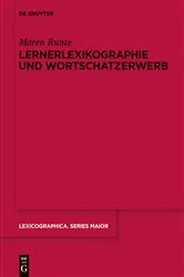 Book cover of Lernerlexikographie und Wortschatzerwerb by Maren Runte