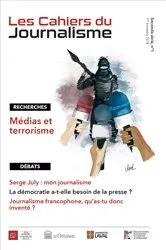 Book cover of Les Cahiers du Journalisme, V.2, NO3 by Bertrand Labasse