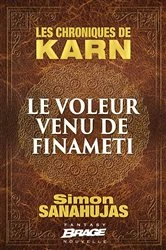 Book cover of Les Chroniques de Karn : Le voleur venu de Finameti by Simon Sanahujas