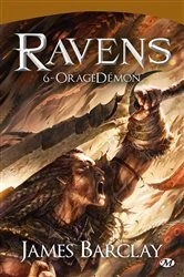 Book cover of Les Chroniques des Ravens, T6 : OrageDémon by James Barclay