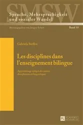 Book cover of Les disciplines dans l’enseignement bilingue by Unknown