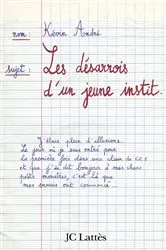 Book cover of Les désarrois d'un jeune instit by Kévin André