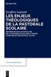 Book cover of Les enjeux théologiques de la pastorale scolaire by Geoffrey Legrand