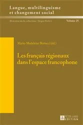 Book cover of Les français régionaux dans l’espace francophone by Jürgen Erfurt