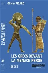 Book cover of Les Grecs devant la menace perse by Unknown