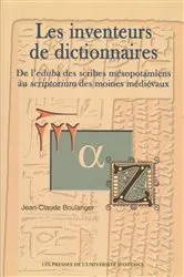 Book cover of Les Inventeurs de dictionnaires by Jean-Claude Boulanger