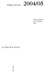 Book cover of Les objets de la mémoire by Philippe Borgeaud