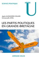 Book cover of Les partis politiques en Grande-Bretagne by Agnès Alexandre-Collier