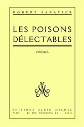 Book cover of Les Poisons délectables by Robert Sabatier