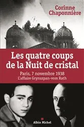 Book cover of Les Quatre coups de la Nuit de cristal by Corinne Chaponnière