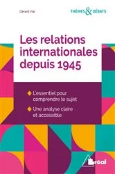 Book cover of Les relations internationales depuis 1945 by Unknown