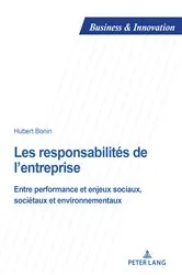 Book cover of Les responsabilités de l’entreprise by Hubert Bonin