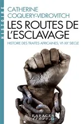 Book cover of Les Routes de l'esclavage by Catherine Coquery-Vidrovitch