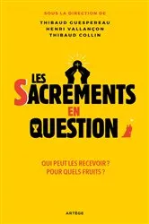 Book cover of Les sacrements en question by Unknown