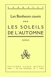 Book cover of Les Soleils de l'automne by Charles Exbrayat