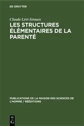 Book cover of Les structures élémentaires de la parenté (2nd ed.) by Unknown