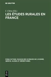 Book cover of Les études rurales en France by Unknown