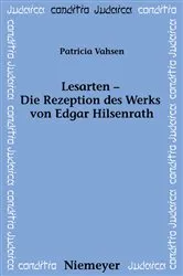 Book cover of Lesarten – Die Rezeption des Werks von Edgar Hilsenrath by Patricia Vahsen