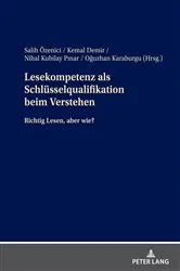 Book cover of Lesekompetenz als Schluesselqualifikation beim Verstehen by Kemal Demir