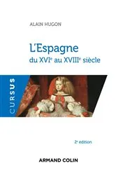 Book cover of L'Espagne du XVIe au XVIIIe siècle - 2e éd. (2nd ed.) by Unknown