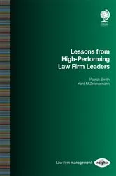 Book cover of Lessons from High-Performing Law Firm Leaders by Unknown