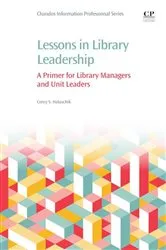 Book cover of Lessons in Library Leadership by Corey Halaychik