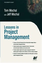 Book cover of Lessons in Project Management by Jeffrey Mochal