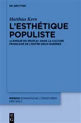 Book cover of L’esthétique populiste by Matthias Kern