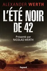 Book cover of L'Eté noir de 42 by Unknown