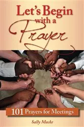 Book cover of Let's Begin with a Prayer by Sally Macke
